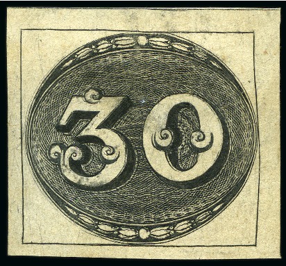 Stamp of Brazil 1843 Specialised Bulls Eye selection on stockpage comprising