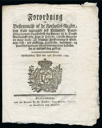 1788 (19 Dec.) Decree pamphlet regulating the application