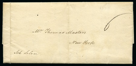 1826 (2 May) Folded entire sent from St.Croix per ship