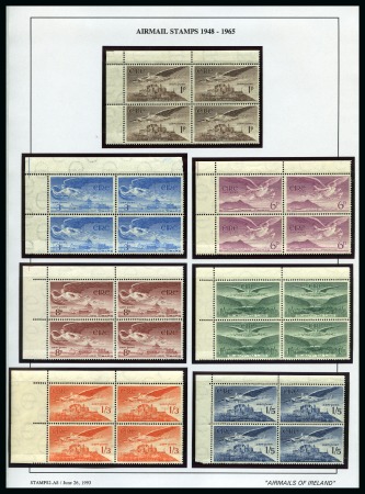 Stamp of Ireland » Airmails 1948 (Apr 7)-65 Airmail issue collection in 2 albums