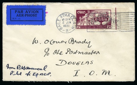 Stamp of Ireland » Airmails 1938 (Jun 4) Second Season of Summer service by Aer Lingus to Isle of Man, collection incl. three first flight light covers