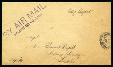 Stamp of Ireland » Airmails 1918-24, RAF collection with flight mail and correspondence