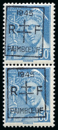 Stamp of France » Libération PAIMBOEUF Série 1M à 4M en paire, neuf sans ch. (une