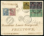 Stamp of Colonies françaises » Maroc Local Posts: 1892-1907 Attractive and valuable collection
