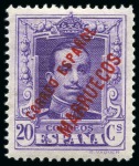 Stamp of Colonies françaises » Maroc Spanish Post Offices: 1872-1955 Attractive, specialised