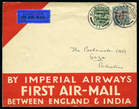 Stamp of Ireland » Airmails 1929 (Mar 30) Imperial Airways London-Alexandria-Gaza-Baghdad-Basra-Karachi collection