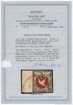 Stamp of Switzerland / Schweiz » Kantonalmarken » Basel 1845 "Basel Dove", position 9 in the sheet of 40, fresh