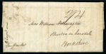 Stamp of Danish West Indies » Pre-Philately and Stampless Covers 1825 (29 Nov.) Folded entire from St.Croix to Burton/Yorkshire,