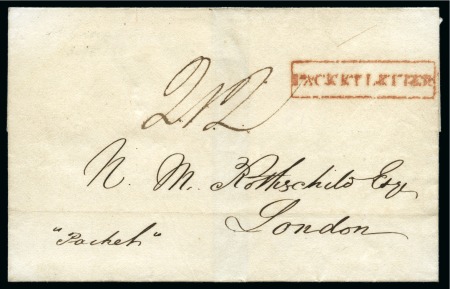 1836 (30 May) Folded cover from St.Croix to London,