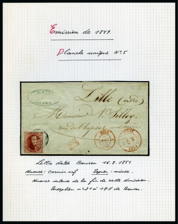 1849-1863 Medaillons: Belle collection originale illustrée