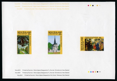 Stamp of British Empire General Collections and Lots 1970-1990, Hundreds (ca 2'800) of proofs or colour