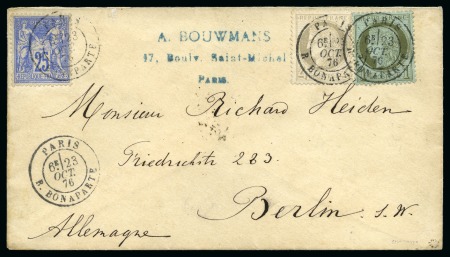 Stamp of France EUROPECollection de lettres au type Sage sur pages