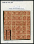 1865-1867 Specialised collection of Circular Delivery Companies neatly mounted and expertly written up on 22 album pages