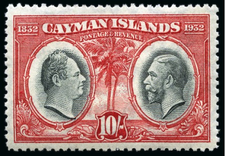 Stamp of Cayman Islands 1932 KGV Centenary set of 12 to 10s mint, very fine (SG £500)