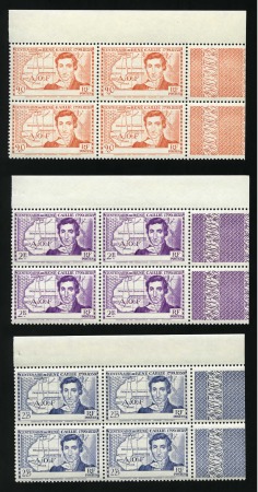 Stamp of Colonies françaises » Côte-d'Ivoire 1939, Centenaire de la mort de René Caillé, 3 valeurs