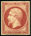 Stamp of France 80c Empire ND, Tirage spéciale de 1862, neuf sans