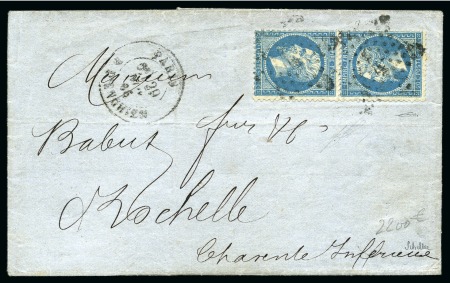 1853-1894, Intéressante sélection de 37 lettres avec