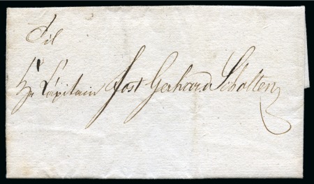 1811 (6 June) Folded entire addressed to Captain Jost