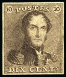 réimpression de 1866 : 10 et 20 cent.  Epaulettes,
