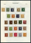 1861-1940 mainly mint collection on album pages showing