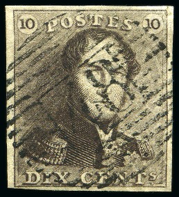 Stamp of Belgium » Belgique. 1849 Epaulettes - Émission NUANCIER : Ensemble de 41 exemplaires des 10 et 20