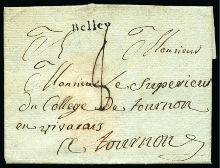 Stamp of France » Collections 1639-1831,