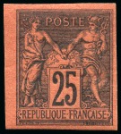 Stamp of France 1903 Semeuse lignée 15c vert-gris, 20c brun-lilas,