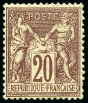 Stamp of France 1876-99 Collection de 28 timbres au Type Sage sélectionnés