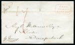 1713-1854, Postal history collection written up in 3 albums