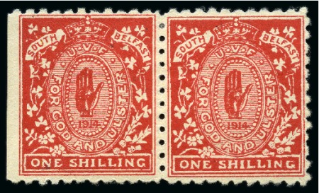 1914 Anti Home Rule (1d) red "South Belfast", mint