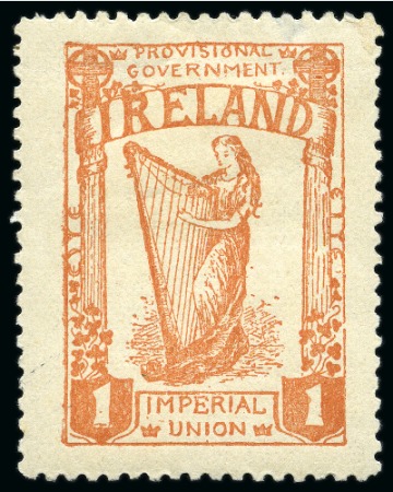 Stamp of Ireland » Forerunners (L1-L45) 1912 Imperial Union (1d) yellow-green and (1d) dull