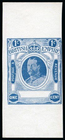 Stamp of Ireland » Forerunners (L1-L45) 1911 British Empire 1d deep blue, unused, sheet marginal