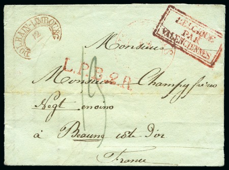 Stamp of Belgium » Belgique. Histoire Postale Ensemble de 8 lettres de Dolhain-Limbourg dont marque