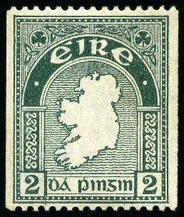 1933-35 2d pearl-green, perf.15 x imperforate coil stamp