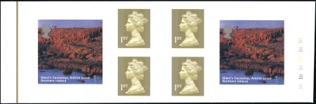 Stamp of Great Britain » Queen Elizabeth II 2004 Northern Ireland self-adhesive booklet IMPERF