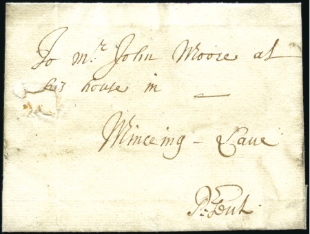 ca.1700 Lettersheet to Sir John Moore of Mincing L