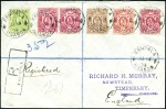 1904 (Jun 14) Envelope sent registered to the UK w