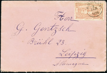 Stamp of Olympics » 1896 Athens 1898 (Jan 2) Envelope from Athens to Germany with 