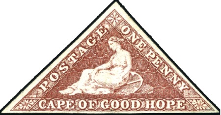 1863-64 1d Deep Carmine-Red with fine to good marg