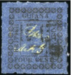 1862 Provisionals 2c type 12 and 4c type 14, both 