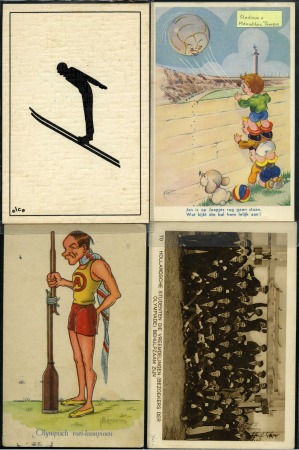 Stamp of Olympics » 1928 Amsterdam » Memorabilia 1928 Amsterdam. Selection of 12 different postcards