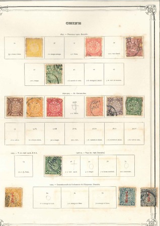 1897-1910, Small selection on two album pages incl