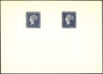"Post Office" 1d and 2d reprints in sheetlets, one
