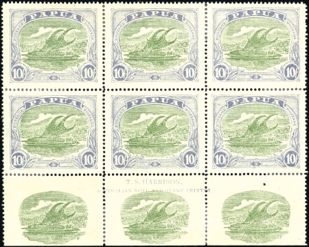 1916-32 Lakatoi (bi-colour issue) 10s perforated p