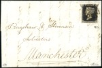 1840-43, Group of 4 covers incl. four-margined 184