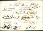 Stamp of Russia » Ship Mail » Ship Mail to and from Hull 1849-56 Correspondence to Dublin, Ireland of 23 co