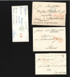 FRANCE: 1832-60 Group of 18 incoming covers from R