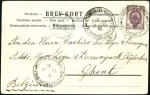 1903 Norwegian viewcard to Belgium written by Capt