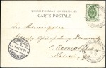 Stamp of Russia » Ship Mail » Ship Mail in the Arctic and Northern Russia - Sea Mail 1903 Norwegian viewcard to Belgium written by Capt