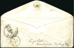 1874 10k Postal stationery envelope uprated with t